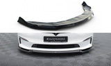 Maxton Design Front Splitter V.2 Tesla Model S Plaid MK1 Facelift