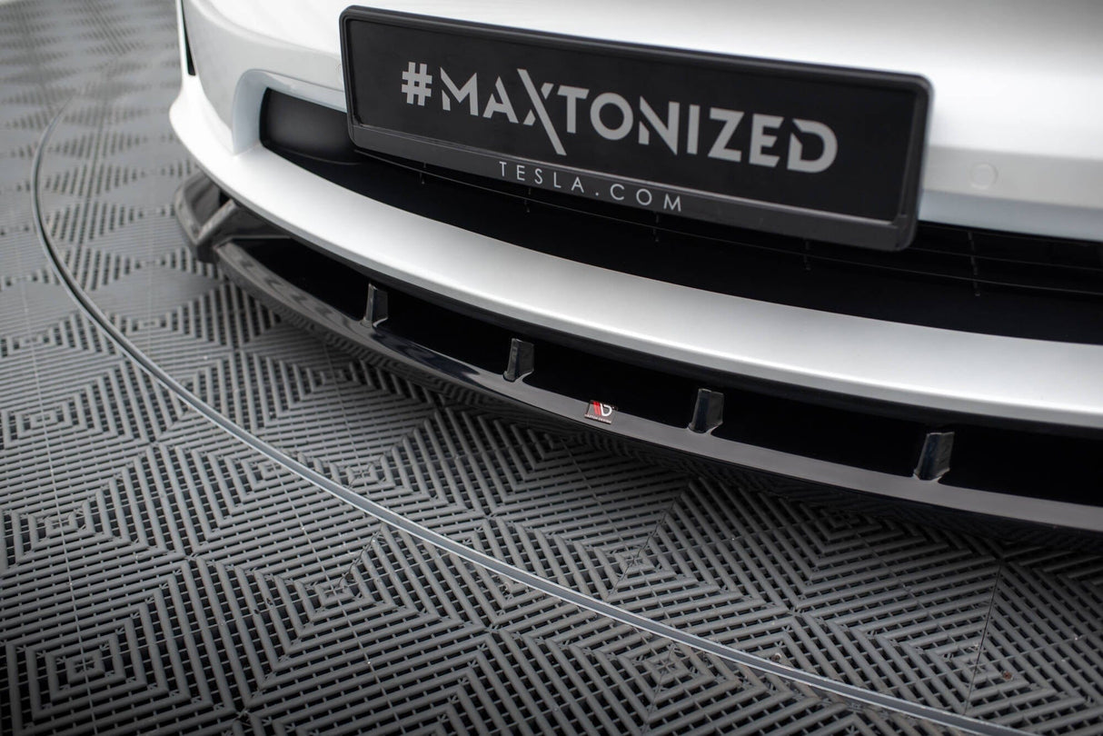 Maxton Design Front Splitter V.2 Tesla Model X MK1 Facelift