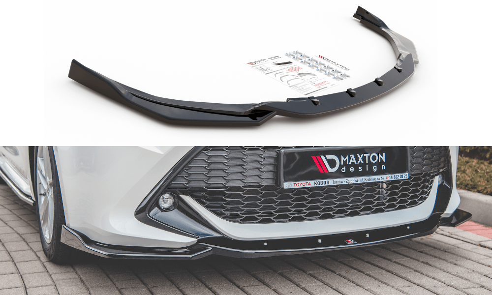 Maxton Design Front Splitter V.2 Toyota Corolla Hatchback MK12