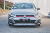 Maxton Design Gloss Black Front Splitter V2 | Volkswagen Mk7 GTI