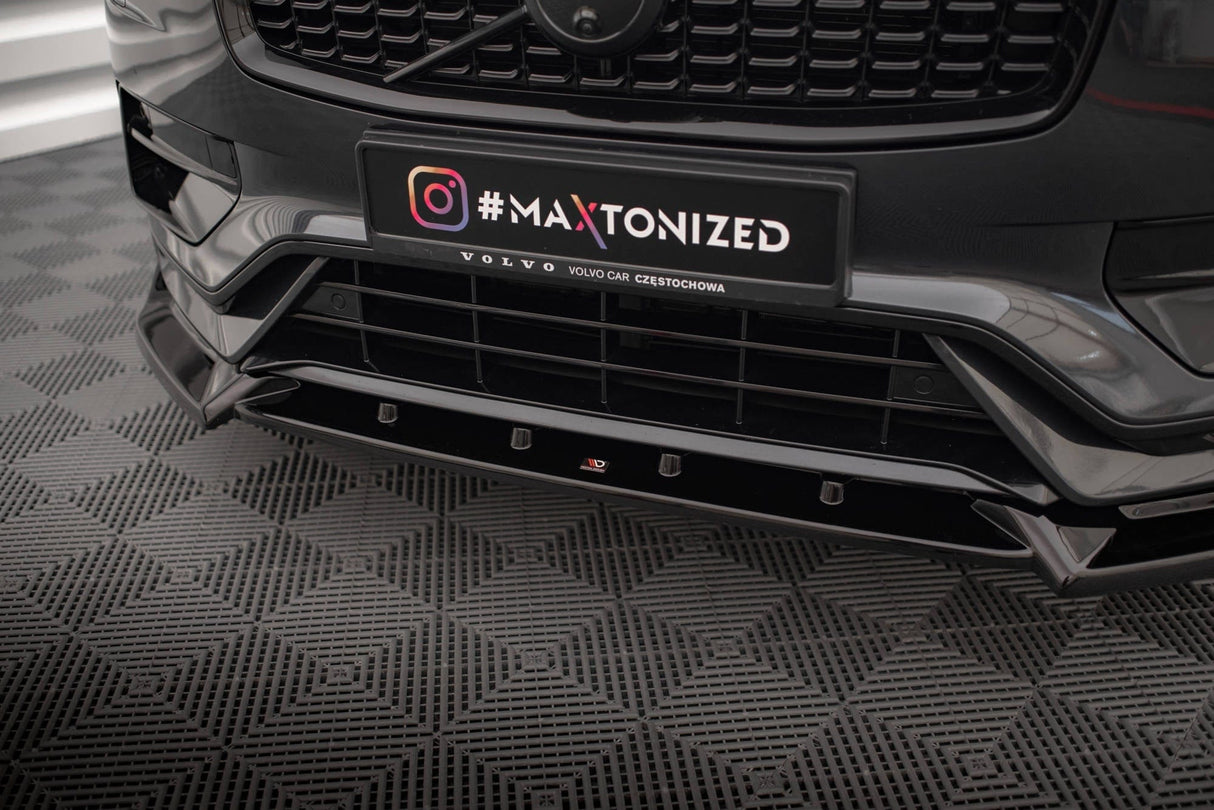 Maxton Design Front Splitter V.2 Volvo Xc90 R-Design Mk2 Facelift
