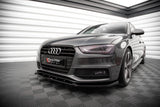 Maxton Design Front Splitter V.3 Audi A4 S-Line / S4 B8 Facelift