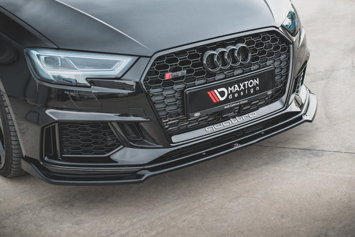 Maxton Design Front Splitter V.3 Audi RS3 8V Facelift - (NLA)