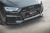 Maxton Design Front Splitter V.3 Audi RS3 8V Facelift - (NLA)