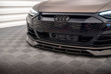 Maxton Design Front Splitter V.3 Audi E-Tron GT / Rs GT Mk1