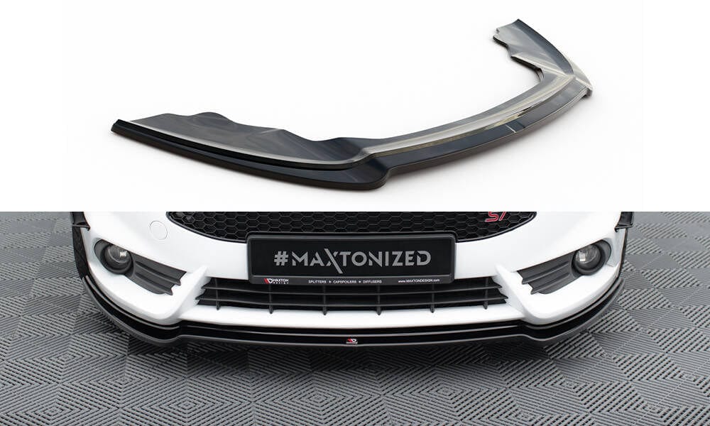 Maxton Design Front Splitter V.3 Ford Fiesta St MK7 Fl