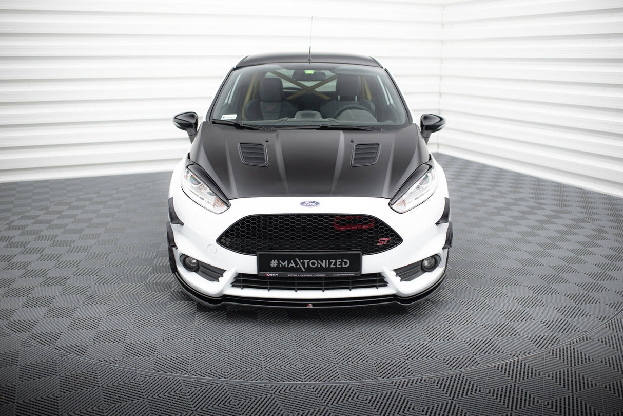 Maxton Design Front Splitter V.3 Ford Fiesta St MK7 Fl