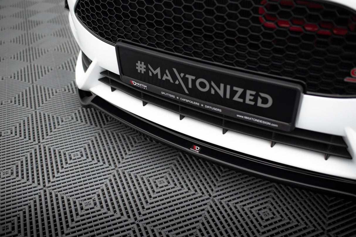 Maxton Design Front Splitter V.3 Ford Fiesta St MK7 Fl