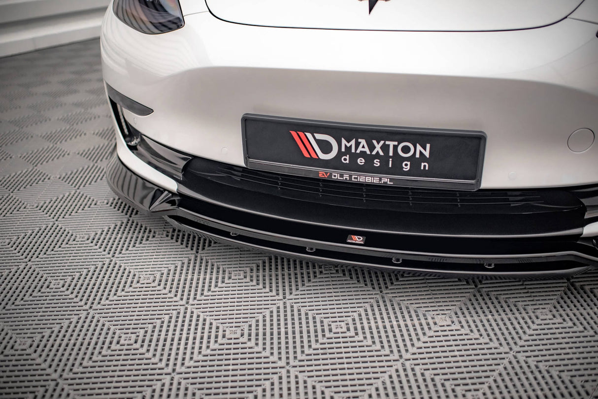 Maxton Design Front Splitter V.3 Tesla Model 3