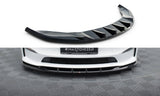 Maxton Design Front Splitter V.3 Tesla Model S Plaid MK1 Facelift