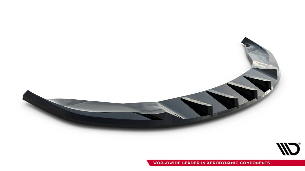 Maxton Design Front Splitter V.3 Tesla Model S Plaid MK1 Facelift
