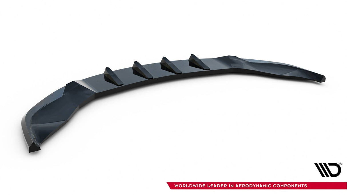 Maxton Design Front Splitter V.3 Tesla Model S Plaid MK1 Facelift