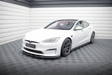 Maxton Design Front Splitter V.3 Tesla Model S Plaid MK1 Facelift