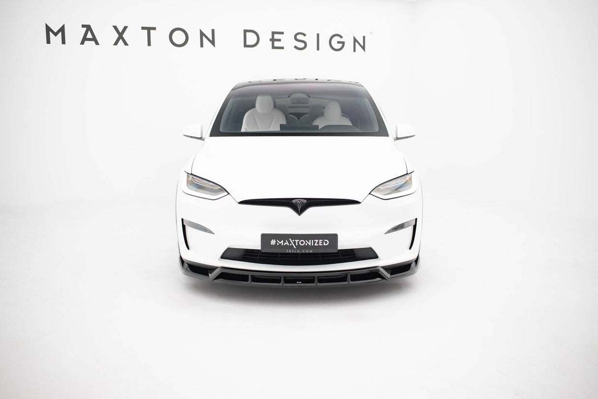 Maxton Design Front Splitter V.3 Tesla Model X MK1 Facelift