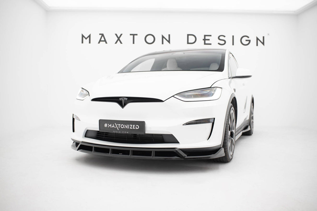 Maxton Design Front Splitter V.3 Tesla Model X MK1 Facelift
