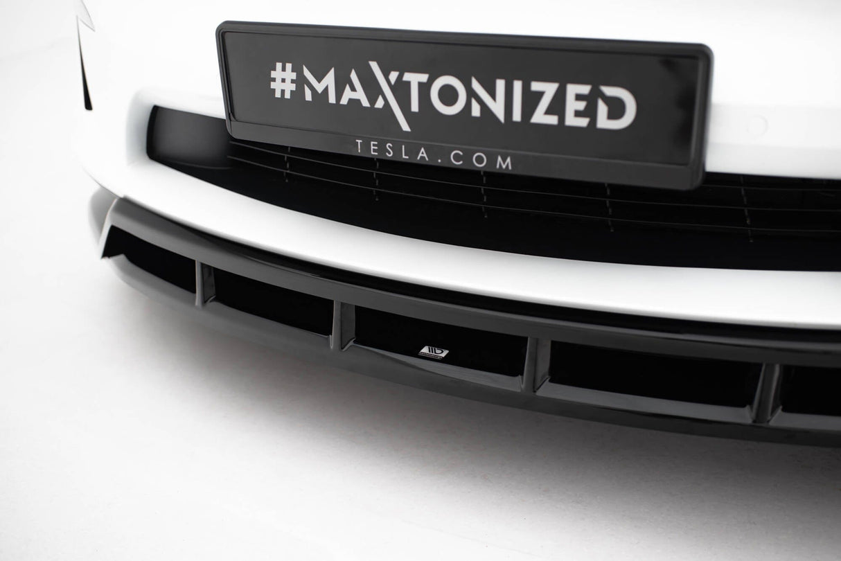 Maxton Design Front Splitter V.3 Tesla Model X MK1 Facelift