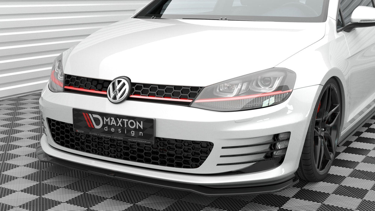 Maxton Design Front Splitter V.3 VW Golf GTI Mk7