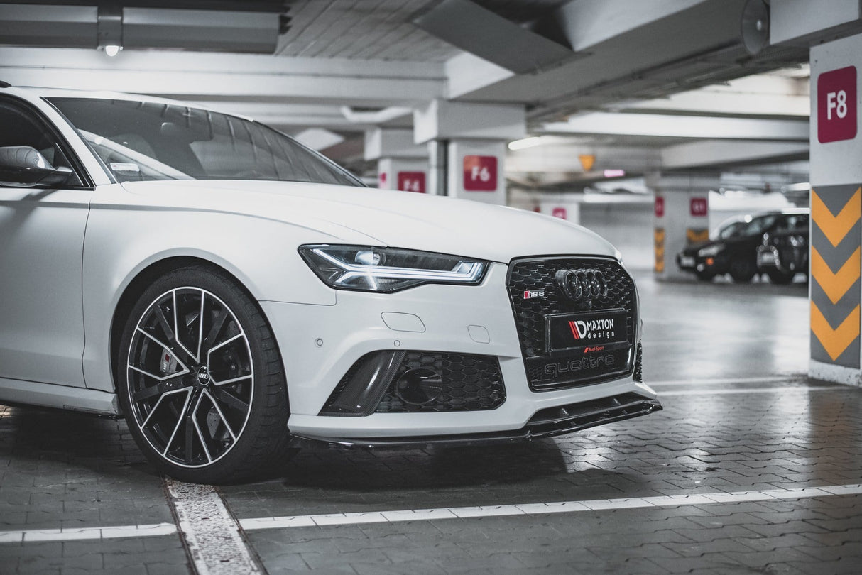 Maxton Design Front Splitter V.4 Audi RS6 C7