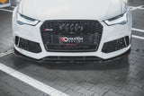 Maxton Design Front Splitter V.4 Audi RS6 C7