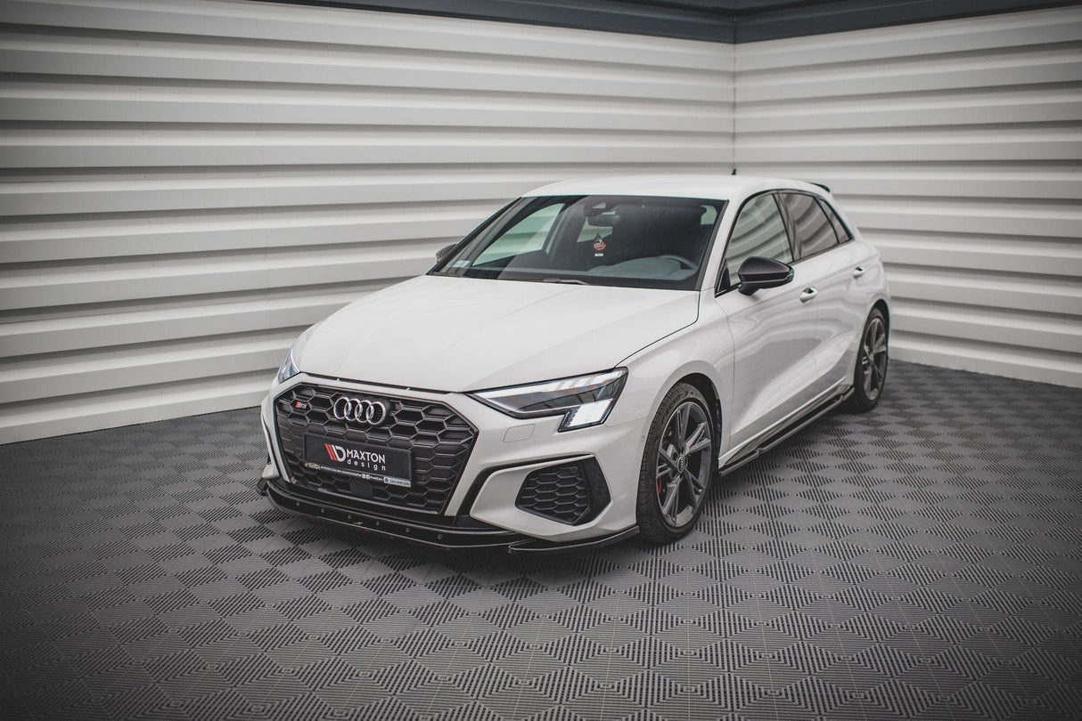 Maxton Design Front Splitter V.4 Audi / 8Y / A3 S-Line / S3