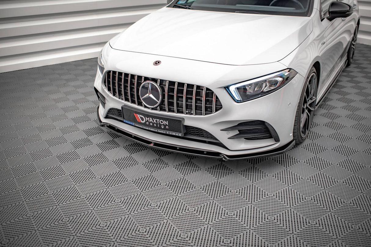 Maxton Design Front Splitter V.4 Mercedes A35 AMG / AMG-Line W177