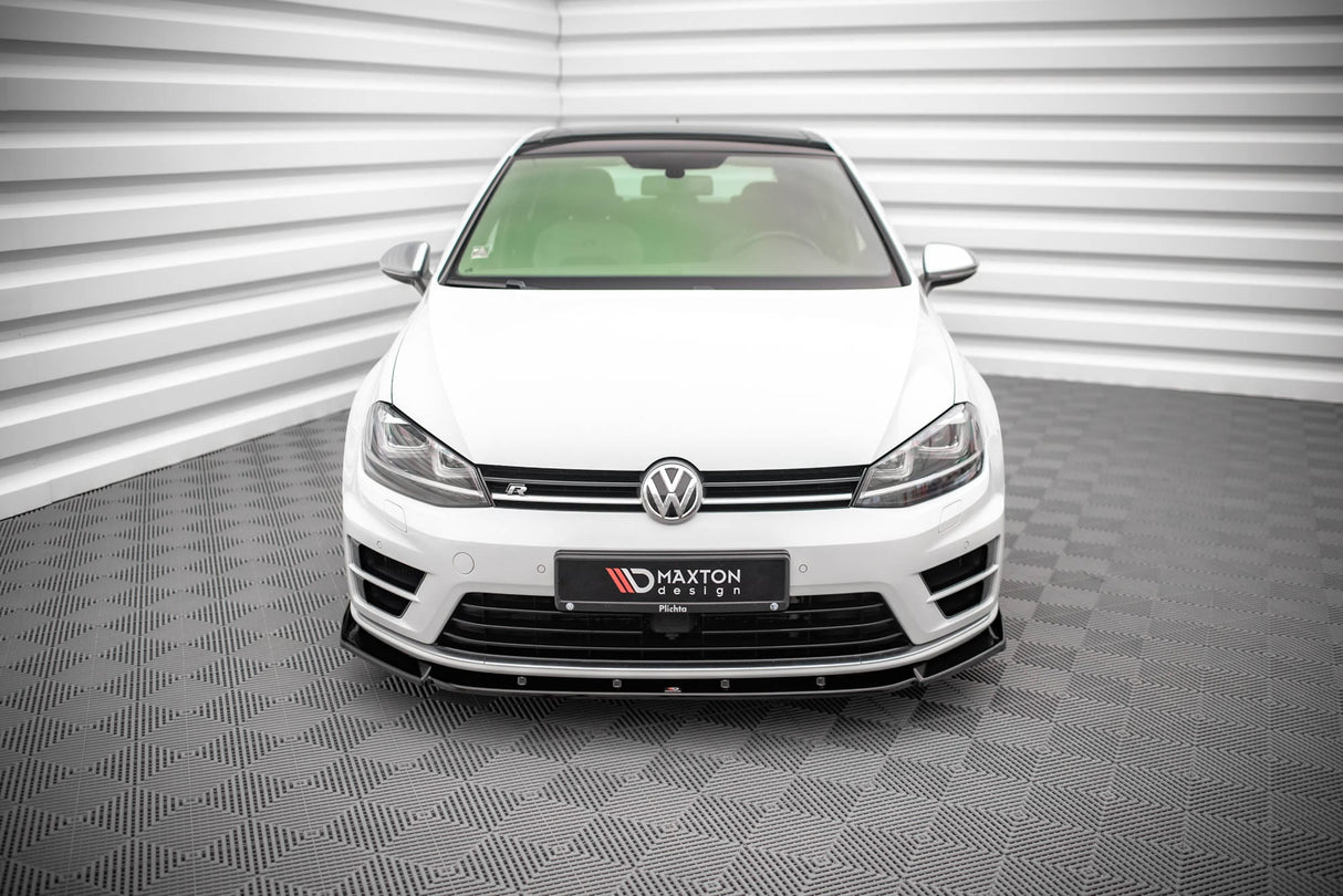Maxton Design Front Splitter V.4 VW Golf R Mk7