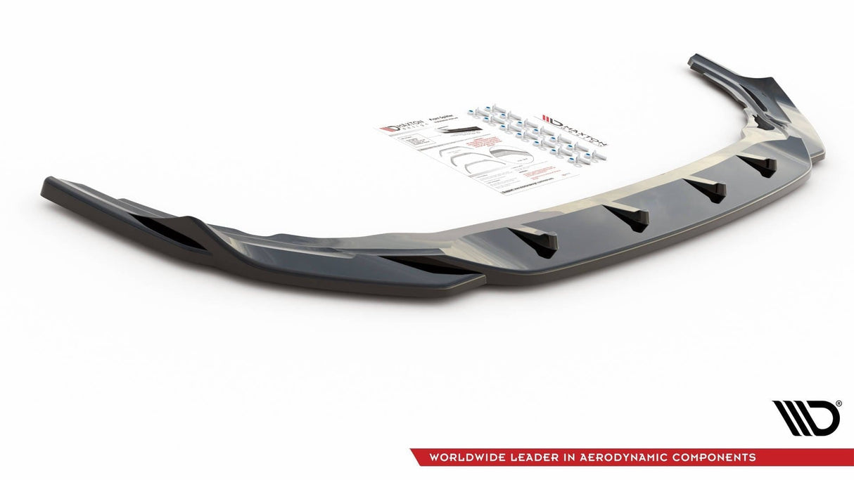 Maxton Design Front Splitter V.4 - VW Golf R Mk8