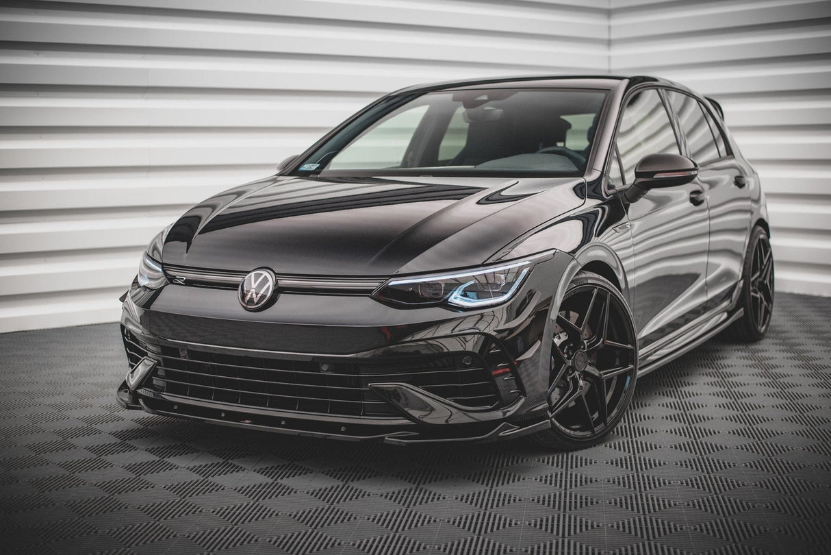 Maxton Design Front Splitter V.4 - VW Golf R Mk8