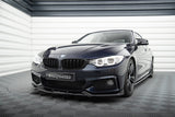 Maxton Design Front Splitter V.5 BMW 4 Coupe / Gran Coupe / Cabrio M-Pack F32 / F36 / F33