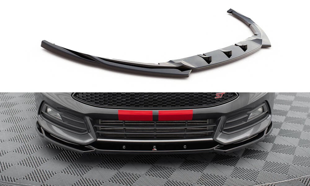 Maxton Design Front Splitter V.5 Ford Focus St MK3 Facelift