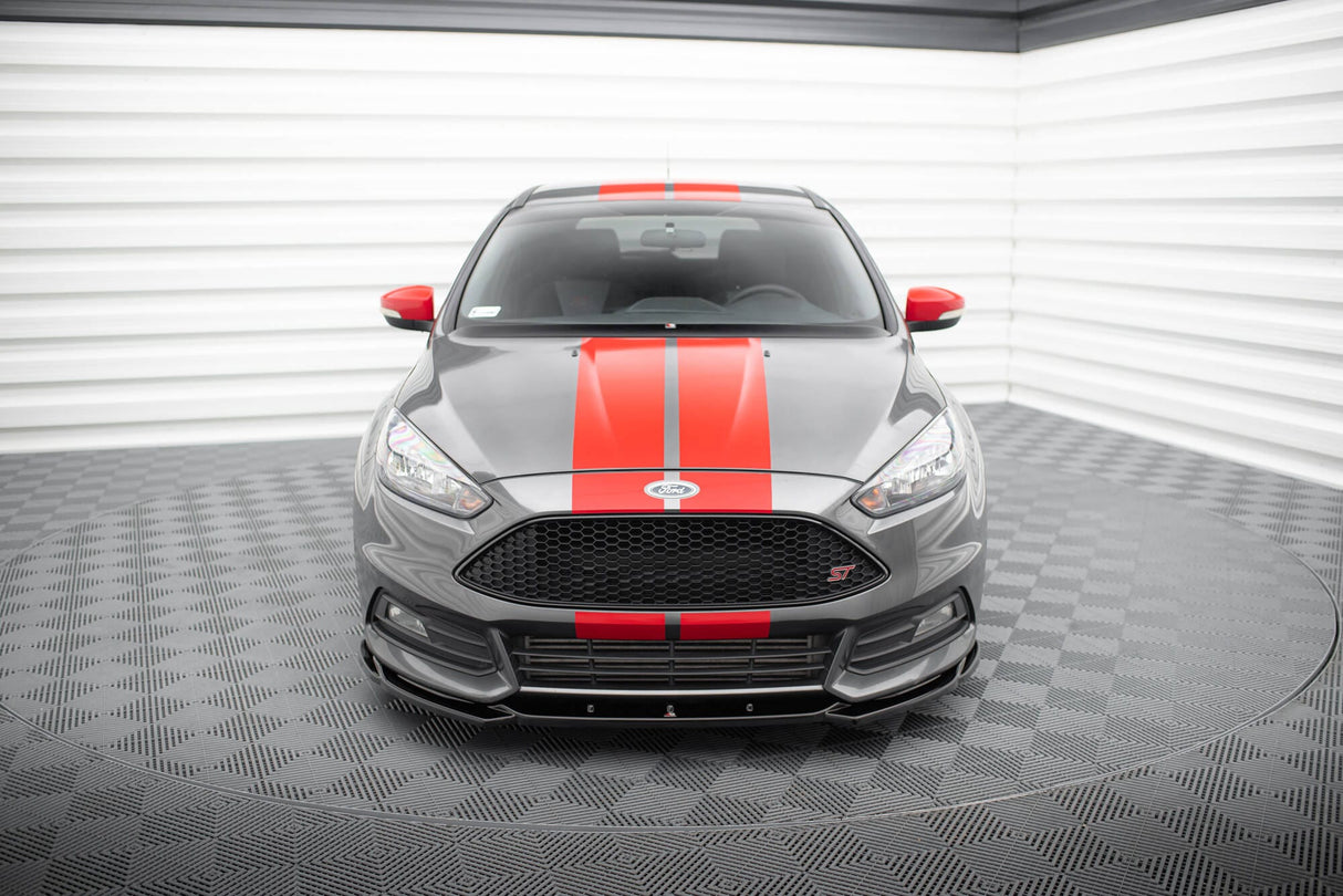 Maxton Design Front Splitter V.5 Ford Focus St MK3 Facelift