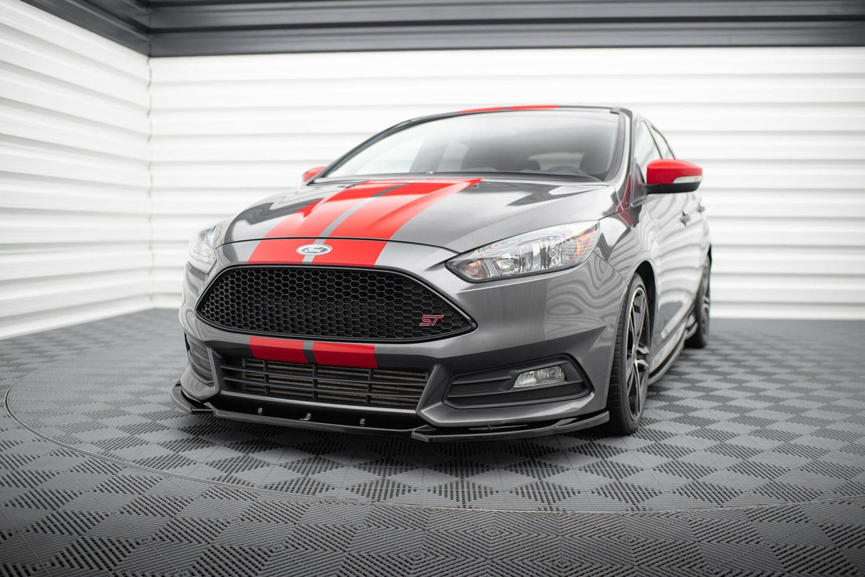 Maxton Design Front Splitter V.5 Ford Focus St MK3 Facelift