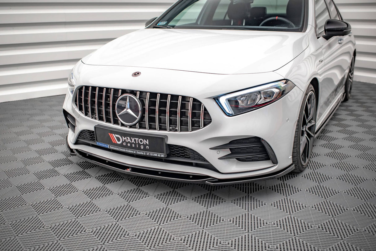 Maxton Design Front Splitter V.5 Mercedes A35 AMG / AMG-Line W177