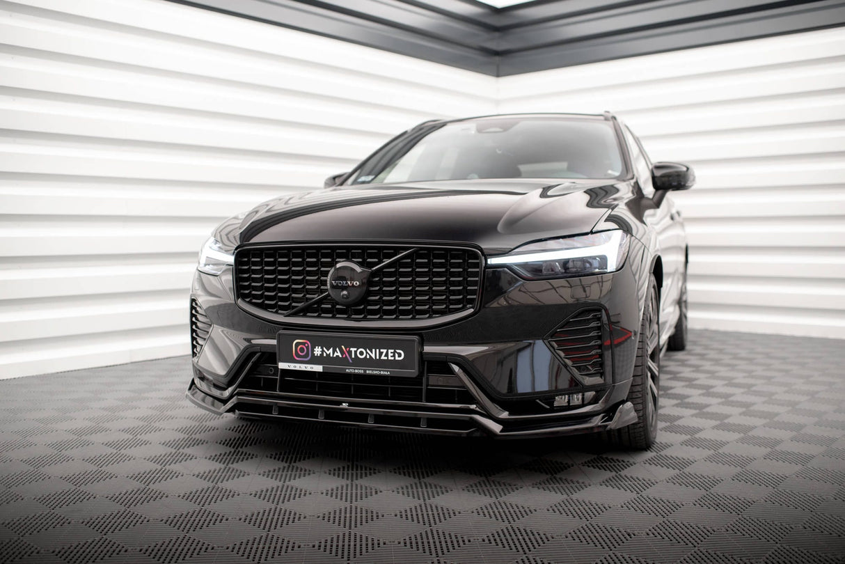 Maxton Design Front Splitter Volvo Xc60 R-Design Mk2 Facelift