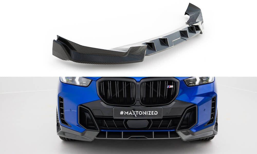 Maxton Design Carbon Fiber Front Splitter BMW X5 M-Pack G05 Facelift