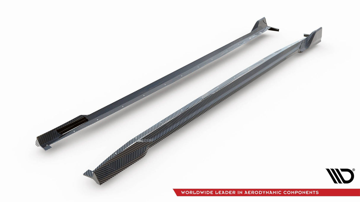 Maxton Design Carbon Fiber Side Skirts BMW X5 M-Pack G05 Facelift / X5M F95 Facelift