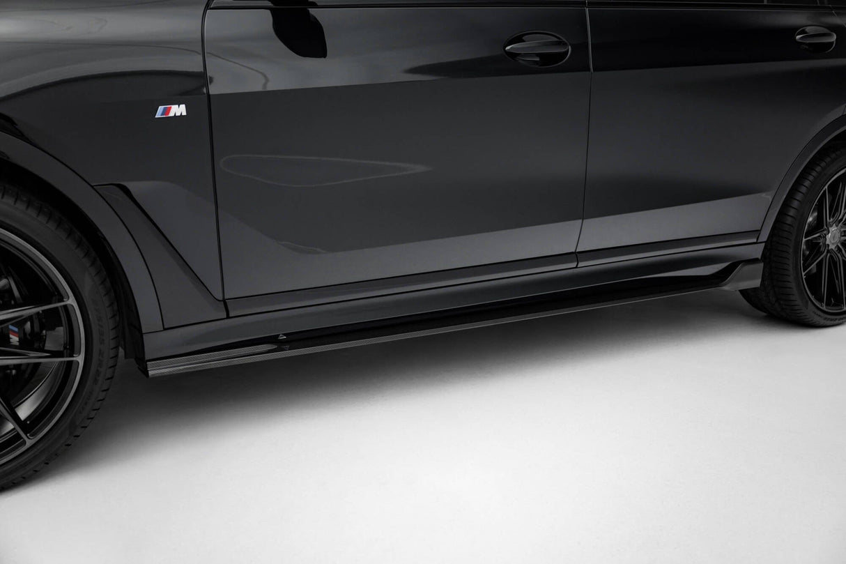 Maxton Design Carbon Fiber Side Skirts BMW X7 M-Pack G07 Facelift