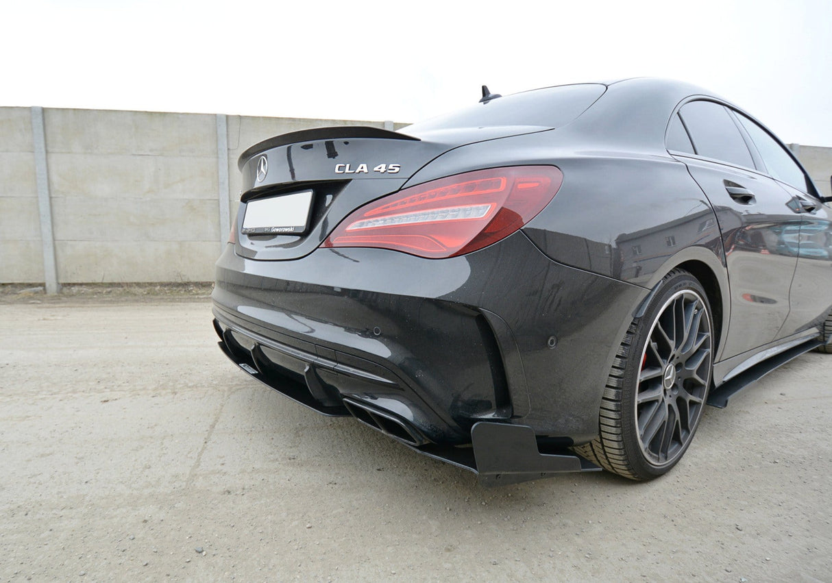 Maxton Design Racing Rear Side Splitters Mercedes CLA A45 AMG C117 Facelift
