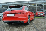 Maxton Design Rear Side Splitters Audi A4 B9 S-Line