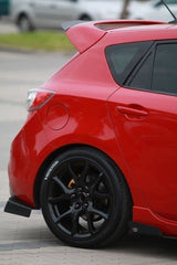 Maxton Design Racing Rear Side Splitters Mazda 3 MK2 Mps
