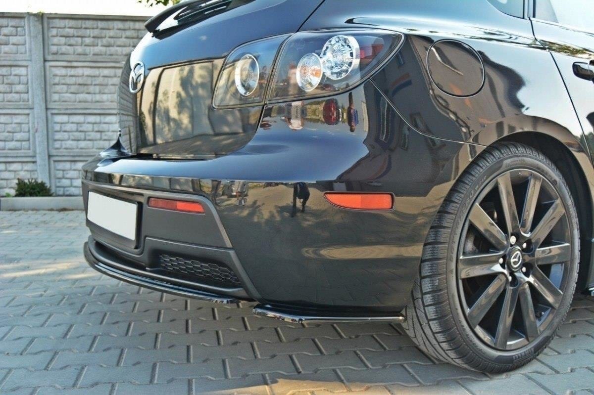 Maxton Design Rear Side Splitters Mazda 3 Mps MK1 (Preface)