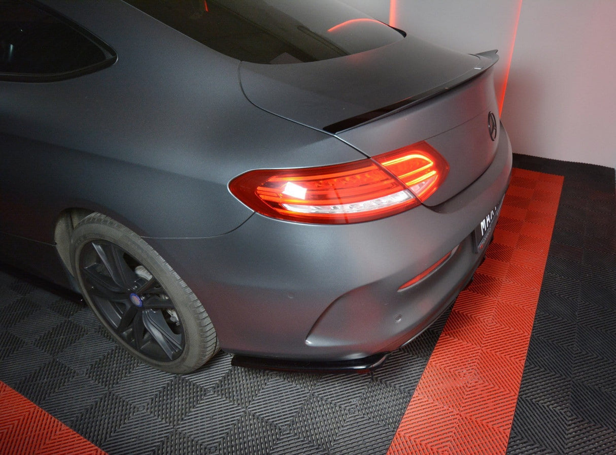 Maxton Design Rear Side Splitters Mercedes- Benz C-Class W205 Coupe AMG-Line
