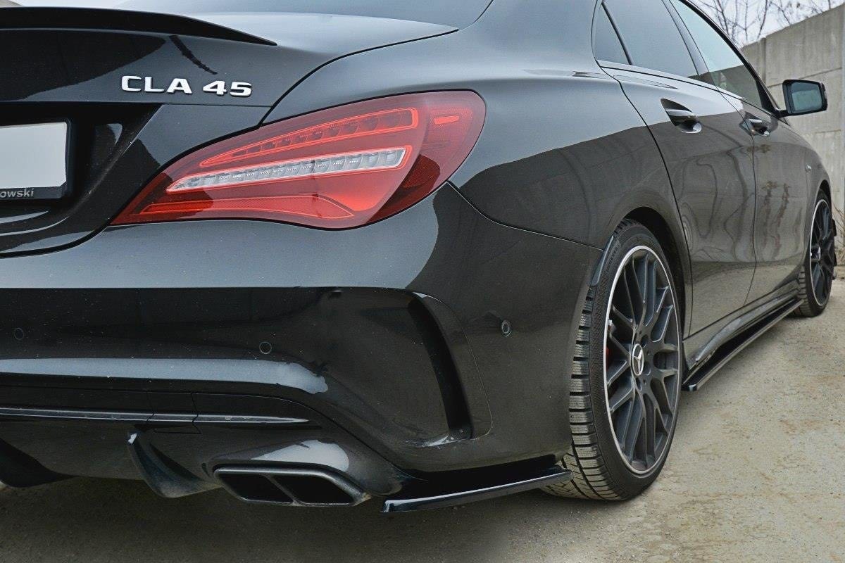 Maxton Design Rear Side Splitters Mercedes CLA A45 AMG C117 Facelift