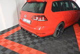 Maxton Design Rear Side Splitters V.1 VW Golf 7 Sportwagen Facelift
