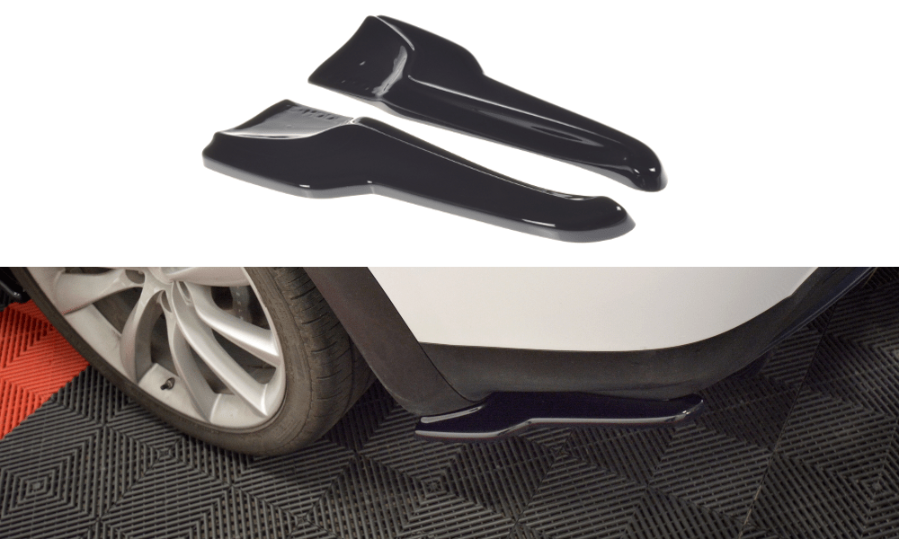 Maxton Design Rear Side Splitters V.2 Tesla Model X