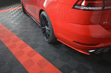 Maxton Design Rear Side Splitters V.2 VW Golf 7 R Variant Facelift
