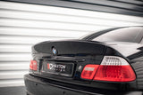 Maxton Design Rear Spoiler / Lid Extension BMW 3 E46 Coupe (M3 Csl Look) (For Painting)