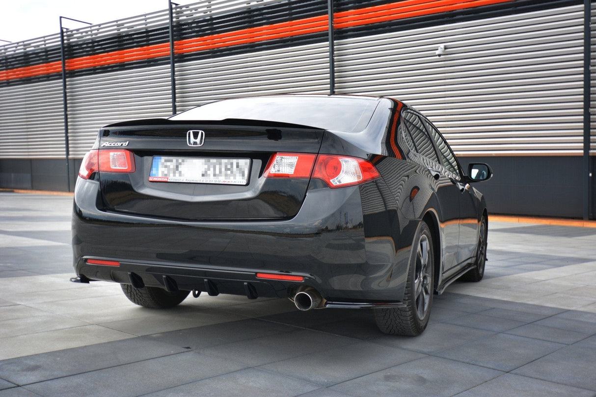 Maxton Design Rear Valance Tsx Cu2 Pre-Facelift / Accord MK8. (Cu-Series) Preface Sedan