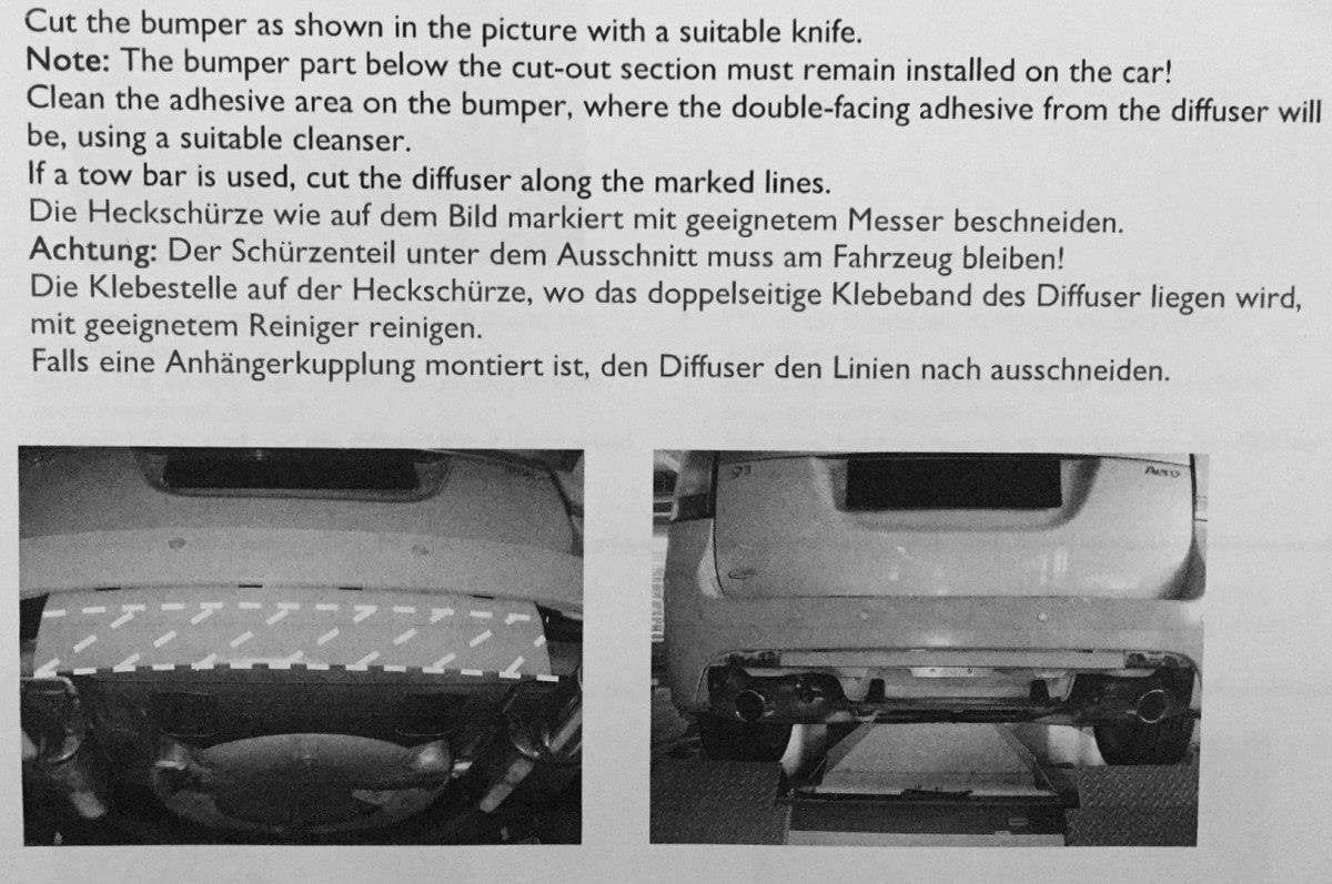 Maxton Design Rear Valance Saab 9-3 Aero MK2 Facelift