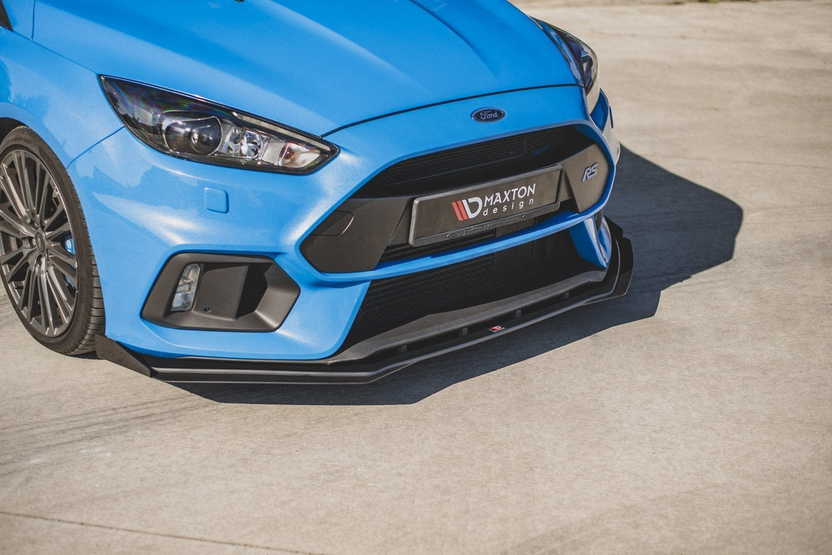 Maxton Design Racing Durability Front Splitter + Flaps Ford Focus RS MK3